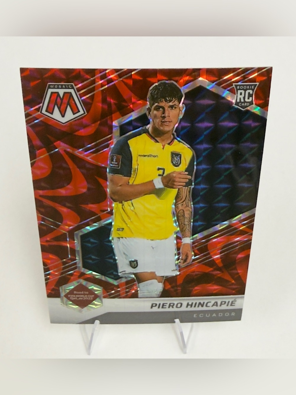 2021/22 Panini- Mosaic #77  Piero Hincapié-Ecuador RC
